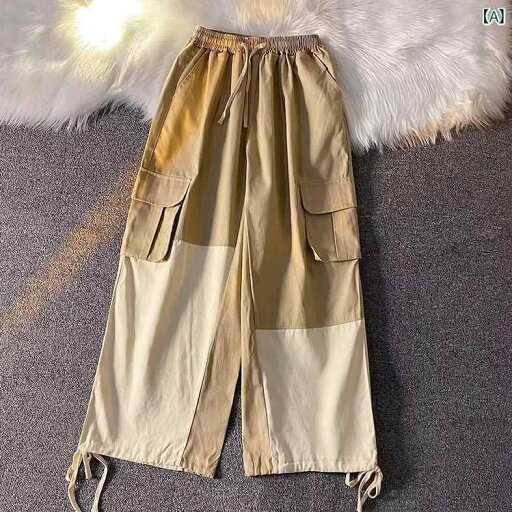 メンズ ズボン ボトムス パンツ おしゃれ 夏 オーバー オール トレンド シンプル カジュアル 快適 巾着 ワイド メンズ ズボン ボトムス パンツ おしゃれ 夏 オーバー オール トレンド シンプル カジュアル 快適 巾着 ワイド