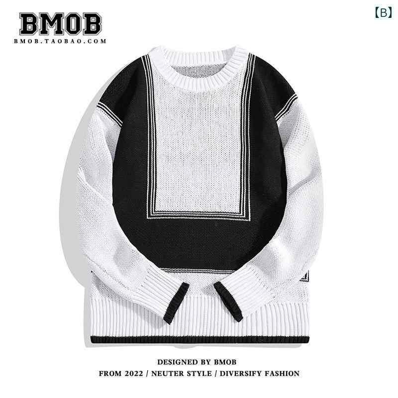 メンズ セーター カーディガン トップスス ニット 秋冬 韓国 ボトム シャツ 暖かい