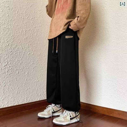 巾着 レギンス メンズ アメリカン アメカジ レトロ スポーツ ストレート ゆったり 快適 ボーイ 春秋 カジュアル ロング パンツ 巾着 レギンス メンズ アメリカン アメカジ レトロ スポーツ ストレート ゆったり 快適 ボーイ 春秋 カジュアル ロング パンツ