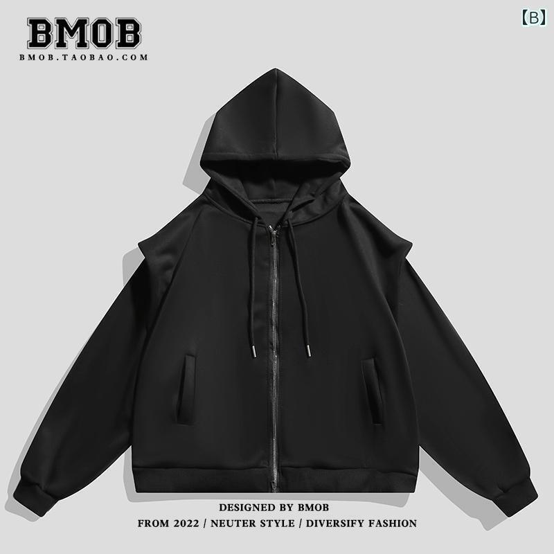 メンズ トップスス アウター インナー おしゃれ 春秋 レディース カーディガン スウェットシャツ 肩パッド入り ジャケット フード アメカジ 厚手 ジャケット