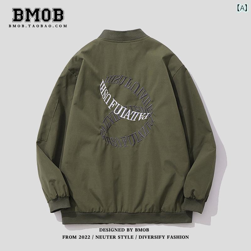 メンズ アウター アメリカ アメリカン レター 刺繍 野球 ユニフォーム ストリート ジャケット カップル コート