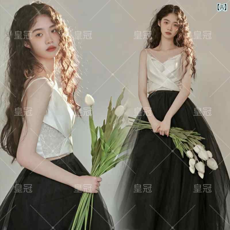 ドレス レディース 撮影 フォト 思い出 記念 ウェデング 結婚式 コスプレ アート 服 スタジオ 韓国 雑貨 女の子 個性 屋内 絵画 アート ウェデング