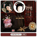 ウィッグ かつら レトロ コスプレ 舞台 パフォーマンス 演者 小道具 唐 時代 衣装 アクセサリー セット 唐 風 ヘア バッグ 漢服 バッグ ヘアピン