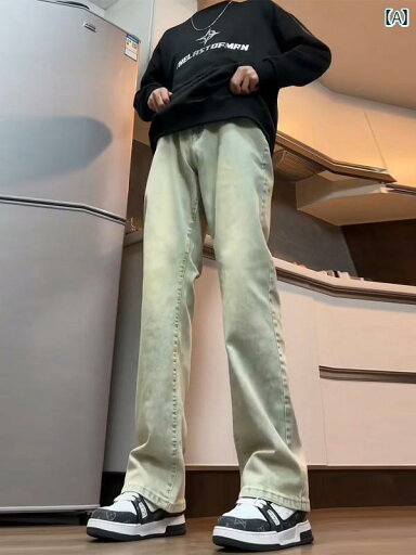 メンズ ズボン ボトムス パンツ おしゃれ 履きやい イエロー マッド ジッパー スエード ベルト ジーンズ トレンド 中 秋冬 メンズ ズボン ボトムス パンツ おしゃれ 履きやい イエロー マッド ジッパー スエード ベルト ジーンズ トレンド 中 秋冬