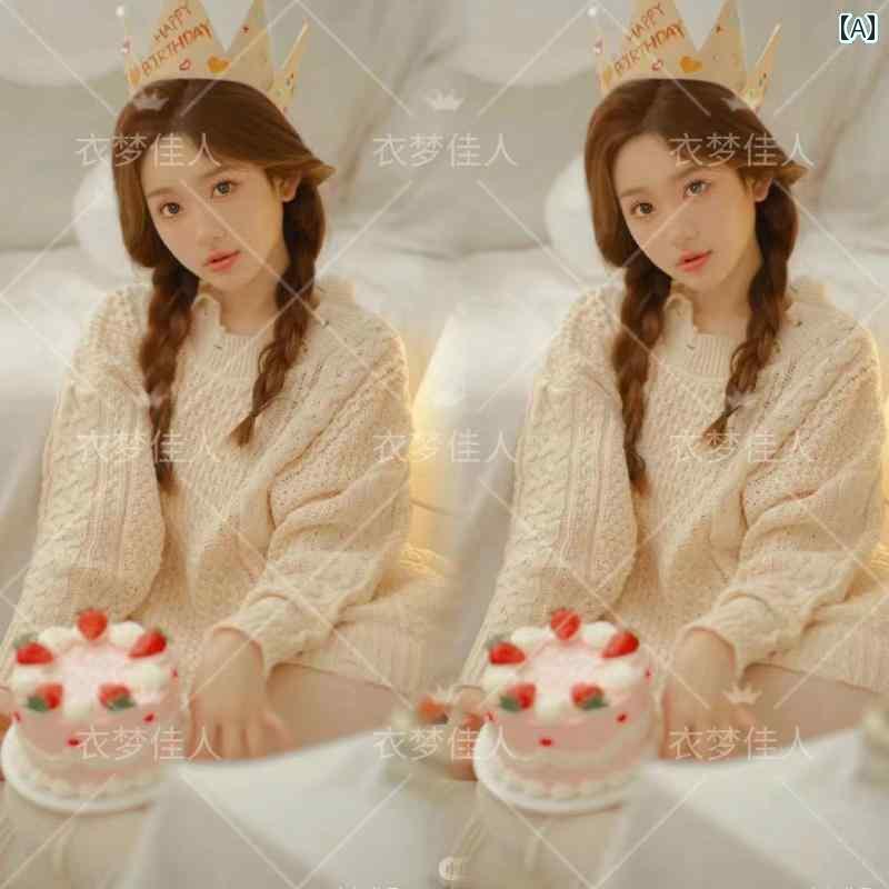 ドレス レディース 撮影 フォト 思い出 記念 ウェデング 結婚式 コスプレ アート スタジオ 服 誕生日 フレッシュ 芸術 セーター