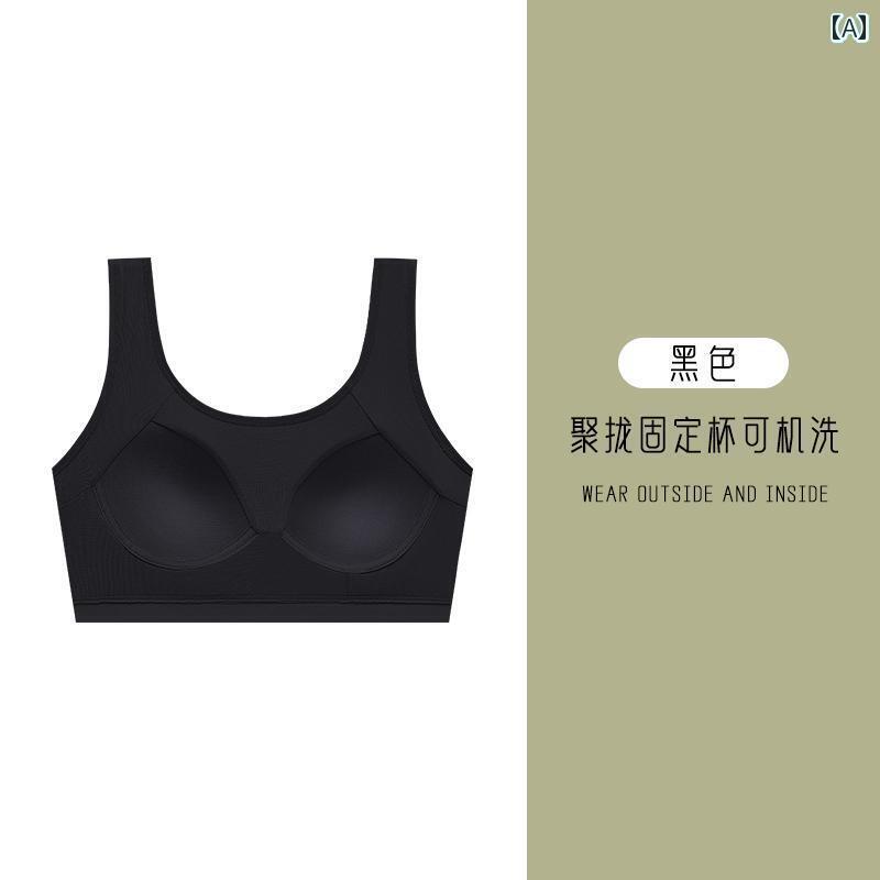 下着 レディース モダール 薄手 涼しい ベスト 女の子 中 高校生 女の子 スポーツブラ 耐震 補 整