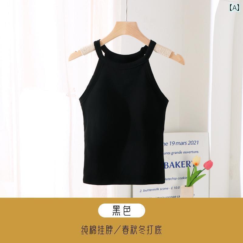 下着 レディース 外 小胸 ギャザー 美 背中 ホルターネック サスペンダー ブラ 胸 閉じ オールインワン 垂れ 防止 ノンワイヤーブラ コットン