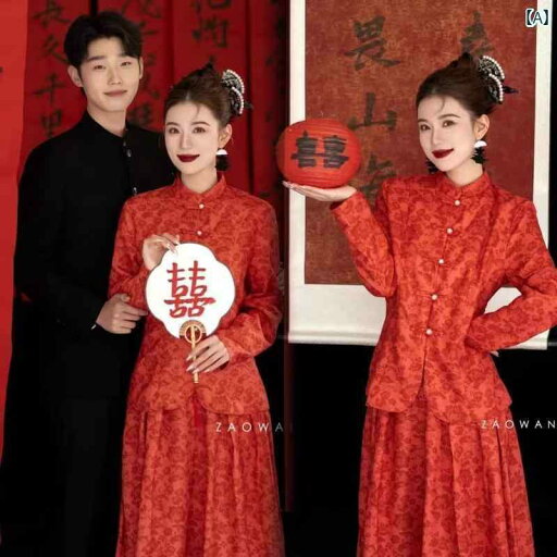 撮影 ドレス 写真 フォト 記念 コスプレ アート 思い出 チャイナ風 ウェデング 中国 赤 ウェデング 80歳 レトロ シンプル 服 撮影 ドレス 写真 フォト 記念 コスプレ アート 思い出 チャイナ風 ウェデング 中国 赤 ウェデング 80歳 レトロ シンプル 服