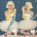 撮影 衣装 ドレス 写真 フォト イベント 思い出 コスプレ 夏 マカロン クリーム 恋人 女の子 女の子 女の子 チュチュ スカート 誕生日 パーティー アート 服