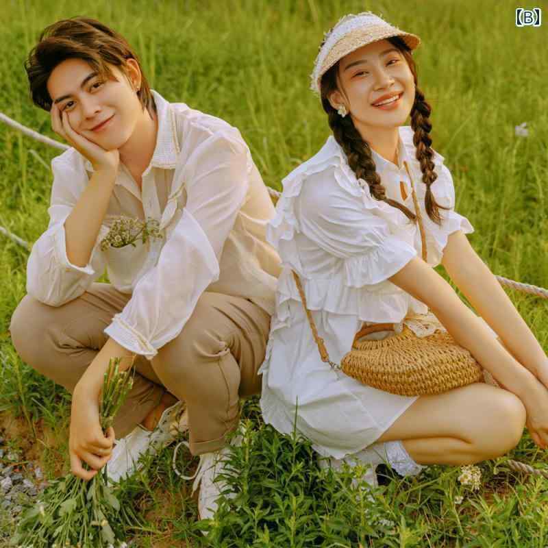 撮影 衣装 ドレス 写真 フォト イベント 思い出 コスプレ ウェデング フレッシュ 初恋 レトロ フランス 優しい 旅行 カジュアル カップル 服装