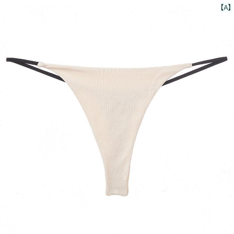 レディース 下着 インナー 魅惑 ワンピース シームレス ヌード T パンツ T パンツ 薄手 涼しい ローウエスト 通気性 快適