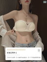レディース 下着 胸 小さめ ストラップレス ゆったり ブラジャー プッシュアップ 滑りにくい 露出 防止 ブラジャー ウェデングドレス ラップ チューブ トッ...