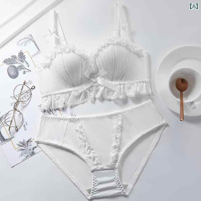 レディース 下着 赤 セット 結婚式 小さめ 胸 プッシュアップ副胸 たるみ 防止 ブラジャー