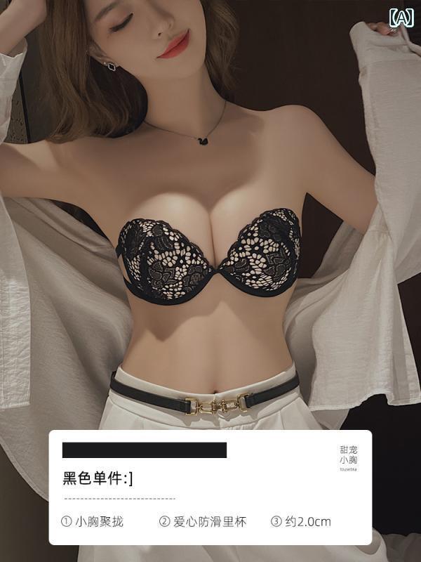 レディース 下着 インナー ストラップレス 滑りにくい プッシュアップ 貧乳 大きめ ラップ バンドゥ シームレス 美しい 背中 夏 バックレス ブラ