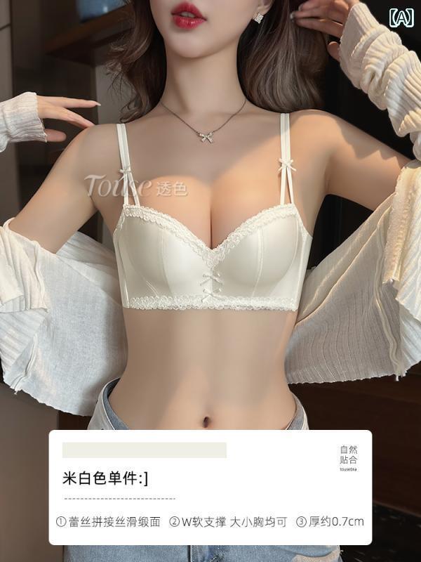 下着 レディース フレンチ 貧乳 垂れ 防止 プッシュアップ サポート 白 セクシー レース 美 バック ブラジャー ショーツセット