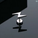 アクセサリー メンズ レディース カップル 夫婦 お揃い ペア クロスボーダー チタン鋼 稲妻 イヤリング ステンレス 耳骨 爪 パンク イヤリング