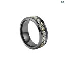 リング メンズ レディース 婚約 結婚 指輪 ペア アクセサリー 指輪 チタン鋼 ステンレス ドラゴン 柄 クロスボーダー アクセサリー