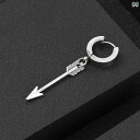 メンズ アクセサリー クロスボーダー チタン鋼 耳 バックル ステンレス 耳骨 バックル 韓国 アロー テール スカルペンダント ストリート ヒップ ホップ イ...