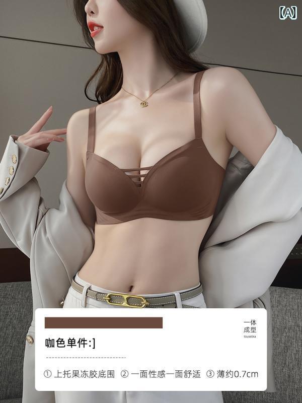 レディース 下着 貧乳 平 胸 大きめ 胸 シームレス プッシュアップ たるみ 防止 薄手 涼しい ブラジャー セット