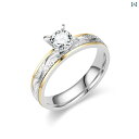 リング メンズ レディース 婚約 結婚 指輪 ペア アクセサリー 指輪 軽量 涼しい チタン鋼 二 ゴールド 韓国 ジュエリー