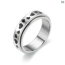 リング メンズ レディース 婚約 結婚 指輪 ペア アクセサリー 指輪 クロスボーダー チタン鋼 回転 ステンレス ラブ 韓国 ジュエリー
