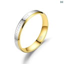アクセサリー メンズ レディース カップル 夫婦 お揃い ペア 18 ゴールド チタン鋼 リング 永遠 愛 結婚 指輪 韓国 テール リング