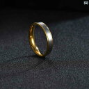 アクセサリー メンズ レディース カップル 夫婦 お揃い ペア タングステン ゴールド ゴールド リング リング リング 個性 韓国 ボデ タングステン 鋼