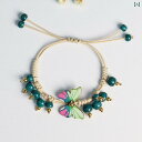 レディース アクセサリー 小さめ フレッシュ 蝶 香り フルーツ セラミック ビーズブレスレット 磁器 ビーズ 編組 ブレスレット 親友 ブレスレット