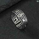 アクセサリー レディース ステンレス リング 音符 楽譜 オープン リング ヒップ ホップ リング ハンド ジュエリー