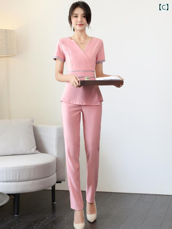 エステ ユニフォーム レディース 制服 サロン おしゃれ 美容師 美容院 クリニック 健康 ショップ 技術者 セット