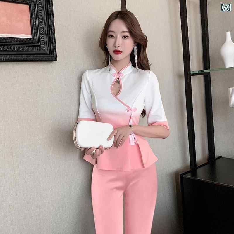 エステ ユニフォーム レディース 制服 サロン おしゃれ マッサージ スパ ユニフォーム スーツ 美容室 フロント