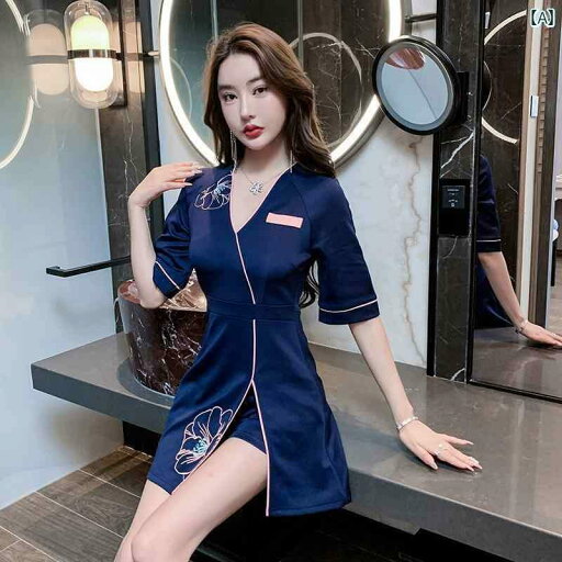 フットバス ペデキュア サウナ マッサージ ユニフォーム 秋冬 魅惑 v ネック パンツ スカート 美容院 レディース フットバス ペデキュア サウナ マッサージ ユニフォーム 秋冬 魅惑 v ネック パンツ スカート 美容院 レディース