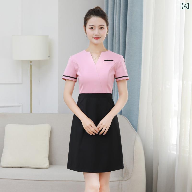 エステ ユニフォーム 制服 サロン スパ マッサージ リラクゼーション エステシャン セラピスト 夏 レディース フット バス 服