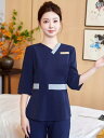 エステ ユニフォーム 制服 サロン スパ マッサージ リラクゼーション エステシャン セラピスト レディース 健康 管理 クラブ 耳かき 服