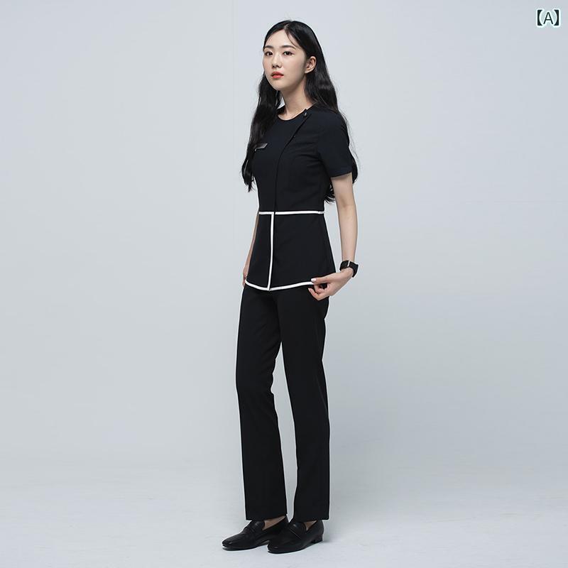 エステ ユニフォーム 制服 サロン スパ マッサージ リラクゼーション エステシャン セラピスト フットバス フットショップ 婦人服 美容院 美容師