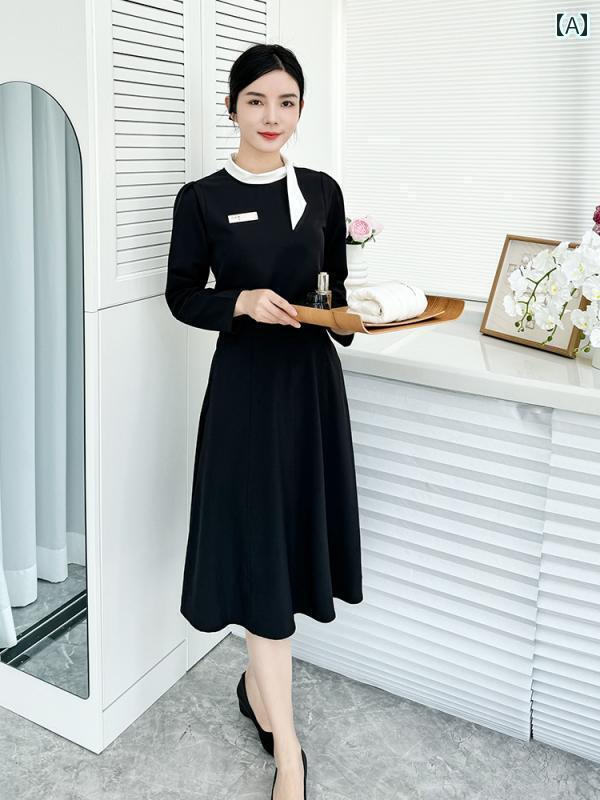 エステ ユニフォーム 制服 サロン スパ マッサージ リラクゼーション エステシャン セラピスト 春秋 健康 フロント レディース 韓国 美容院 クラブ 管理 美容師 服