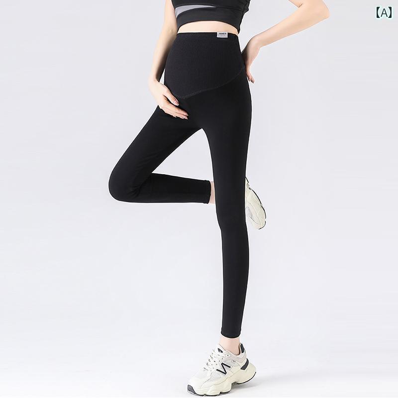 マタニティ ズボン パンツ ウェア 妊婦 レギンス 春秋 綿 腹部 サポート カジュアル タイツ 春 ウェア ..