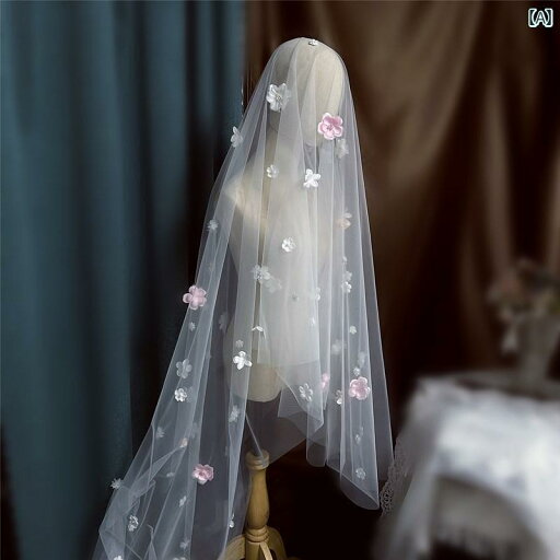 ブライダル アクセサリー ウェディング パーティー 結婚式 花嫁 婦 小物 ベール 白 長 花びら スーパー フェアリー 単層 フォト フォト ブライダル アクセサリー ウェディング パーティー 結婚式 花嫁 婦 小物 ベール 白 長 花びら スーパー フェアリー 単層 フォト フォト