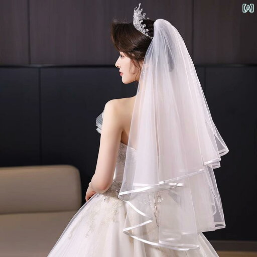 ブライダル アクセサリー ウェディング パーティー 結婚式 花嫁 婦 小物 韓国 花嫁 白 ベール クラウン シンプル 無地 ベール ドレス レングス ベール 二層 ロング トラベル フォト ヘッド ドレス ブライダル アクセサリー ウェディング パーティー 結婚式 花嫁 婦 小物 韓国 花嫁 白 ベール クラウン シンプル 無地 ベール ドレス レングス ベール 二層 ロング トラベル フォト ヘッド ドレス