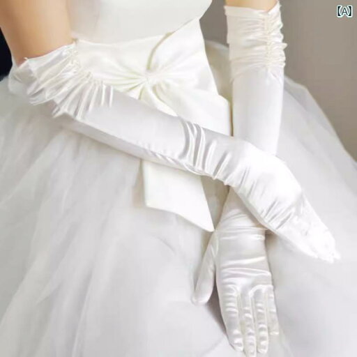 ブライダル アクセサリー ウェディング パーティー 結婚式 花嫁 婦 小物 サテン グローブ ロング ホワイト 2 列 パール ドレス 写真 写真 スリーブ ブライダル アクセサリー ウェディング パーティー 結婚式 花嫁 婦 小物 サテン グローブ ロング ホワイト 2 列 パール ドレス 写真 写真 スリーブ