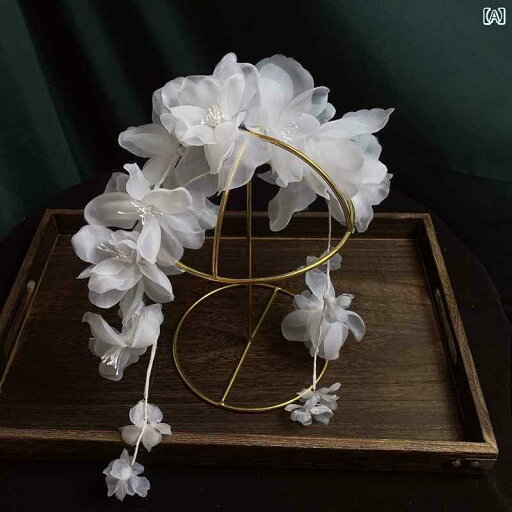 ブライダル アクセサリー ウェディング パーティー 結婚式 花嫁 婦 小物 ヘッド ドレス ホワイト スーパー フェアリー シェイプ 頭 花 韓国 ドレス ヘア 写真 ブライダル アクセサリー ウェディング パーティー 結婚式 花嫁 婦 小物 ヘッド ドレス ホワイト スーパー フェアリー シェイプ 頭 花 韓国 ドレス ヘア 写真