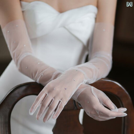 ブライダル アクセサリー ウェディング パーティー 結婚式 花嫁 婦 小物 ロング スパークリング グローブ エレガント ホワイトメッシュ スーパー フェアリー ドレス ディナー ブライダル アクセサリー ウェディング パーティー 結婚式 花嫁 婦 小物 ロング スパークリング グローブ エレガント ホワイトメッシュ スーパー フェアリー ドレス ディナー