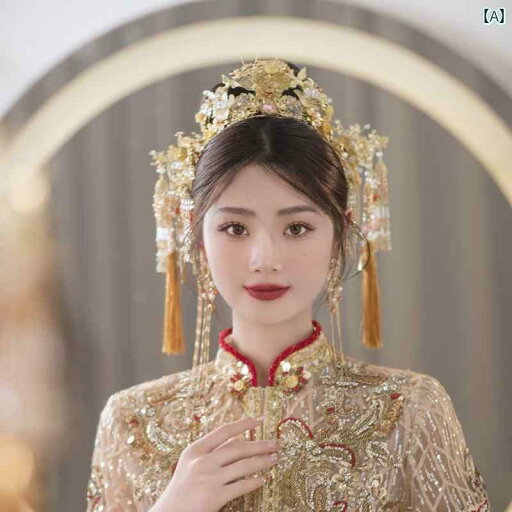 ブライダル アクセサリー 小物 ウェディング 結婚式 パーティー 婦 花嫁 舞台 小道具 コスプレ チャイナ風 ヘア 金 タッセル 鳳凰 冠 鳳凰 エレガント レトロ 秀和 龍 鳳凰 ドレス 頭飾り ブライダル アクセサリー 小物 ウェディング 結婚式 パーティー 婦 花嫁 舞台 小道具 コスプレ チャイナ風 ヘア 金 タッセル 鳳凰 冠 鳳凰 エレガント レトロ 秀和 龍 鳳凰 ドレス 頭飾り