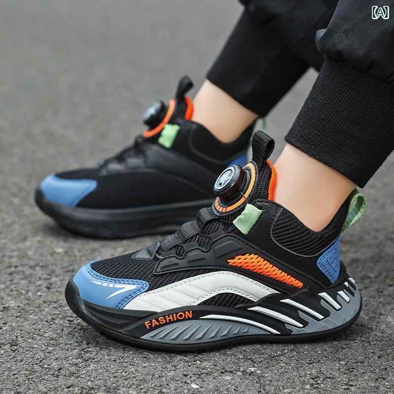 スポーツシューズ メンズ キッズ 男の子 子供 男の子 スポーツ シューズ 男の子 秋 大きめ 子供 靴 ラ..