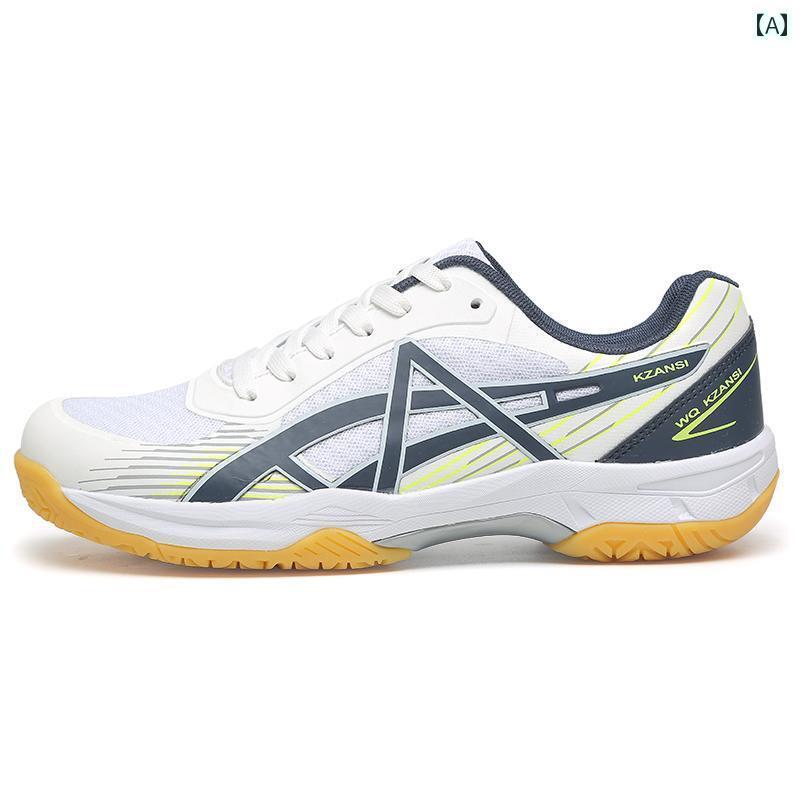 スポーツシューズ メンズ レディース バドミントン シューズ トレーニング シューズ 衝撃吸収 通気性 快適 スポーツ シューズ 滑りにくい 耐 テニス シューズ
