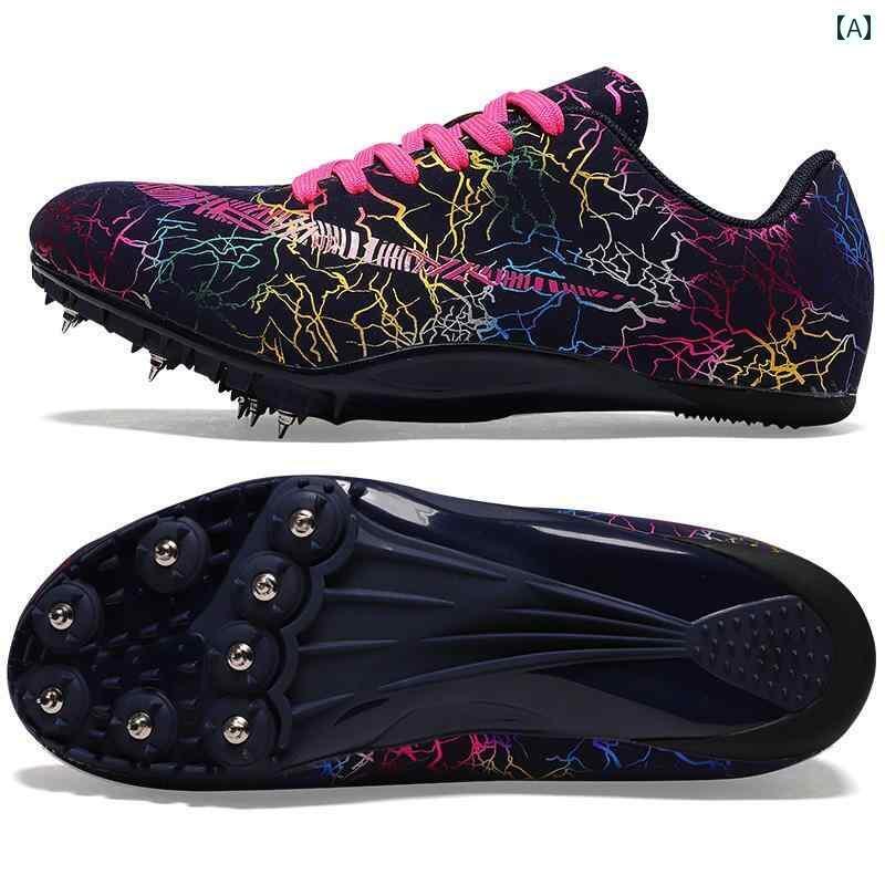 スポーツシューズ メンズ レディース ネイル シューズ 8 爪 陸上短 距離 ネイル シューズ レングス ランニング トレーニング 身体 検査 高校 特殊 靴