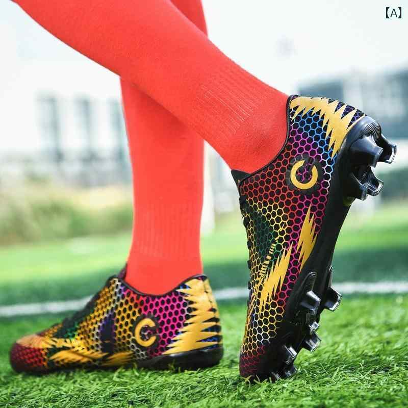 スポーツシューズ メンズ サッカー シューズ 折れた 爪 通気性 快適 児童 生徒 ネイル スポーツ 屋内 トレーニング シューズ