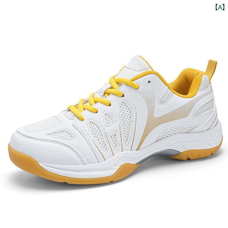 スポーツシューズ メンズ レディース バドミントン シューズ 滑りにくい 通気性 快適 衝撃吸収 スポーツ 腱 カップル カジュアル シューズ 大きめサイズ