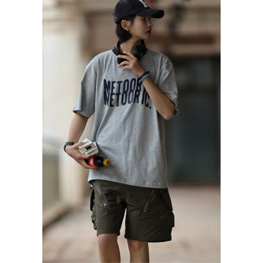 夏 レトロ Tシャツ レディース レター プリント ゆったり シンプル カップル 半袖 五分袖 夏 レトロ Tシャツ レディース レター プリント ゆったり シンプル カップル 半袖 五分袖