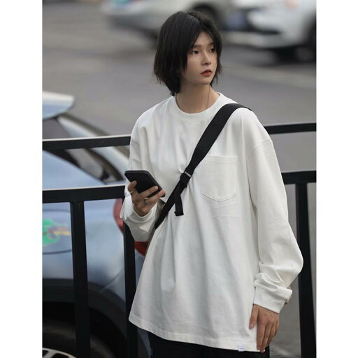 春 ベーシック ソリッド カラー シンプル コットン シャツ レディース 長袖 Tシャツ 春 ベーシック ソリッド カラー シンプル コットン シャツ レディース 長袖 Tシャツ